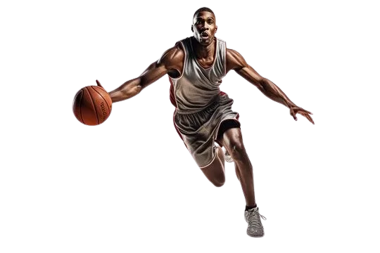 Basketball player representing live sports and PPV events